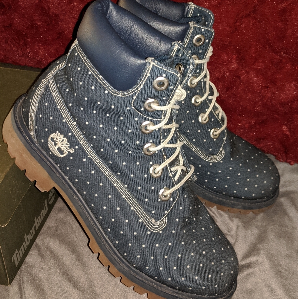 Polka Dot Timberlands
